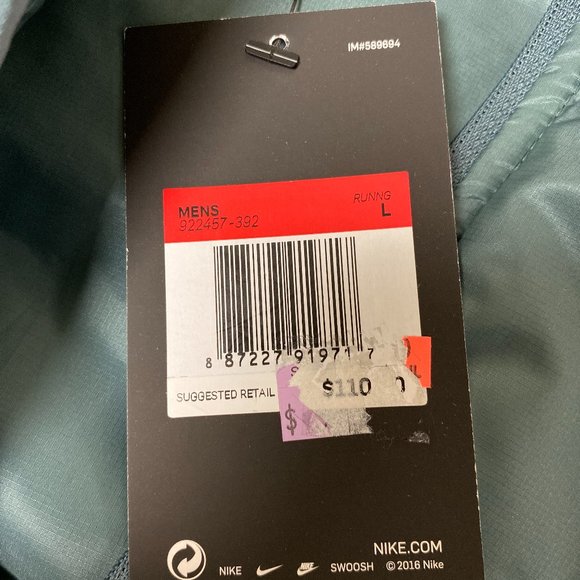 NEW Nike Polyfill Men Training Running Vest Size L - Picture 4 of 4